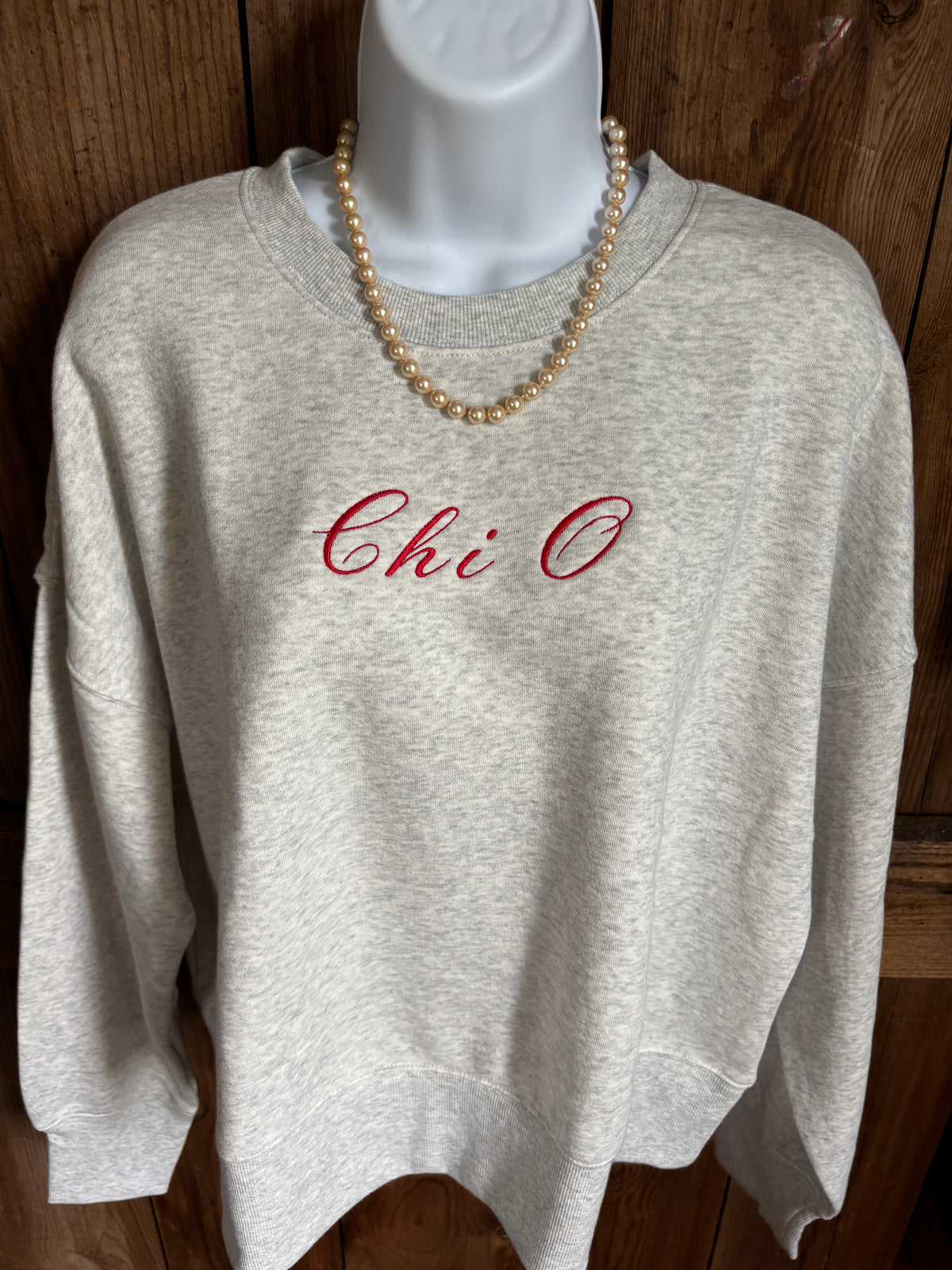Signature Sorority Embroidered Sweatshirt