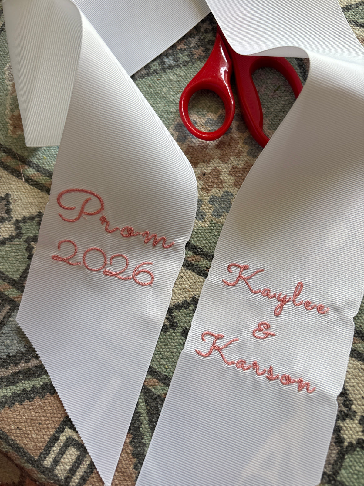 Homecoming/Prom Sashes